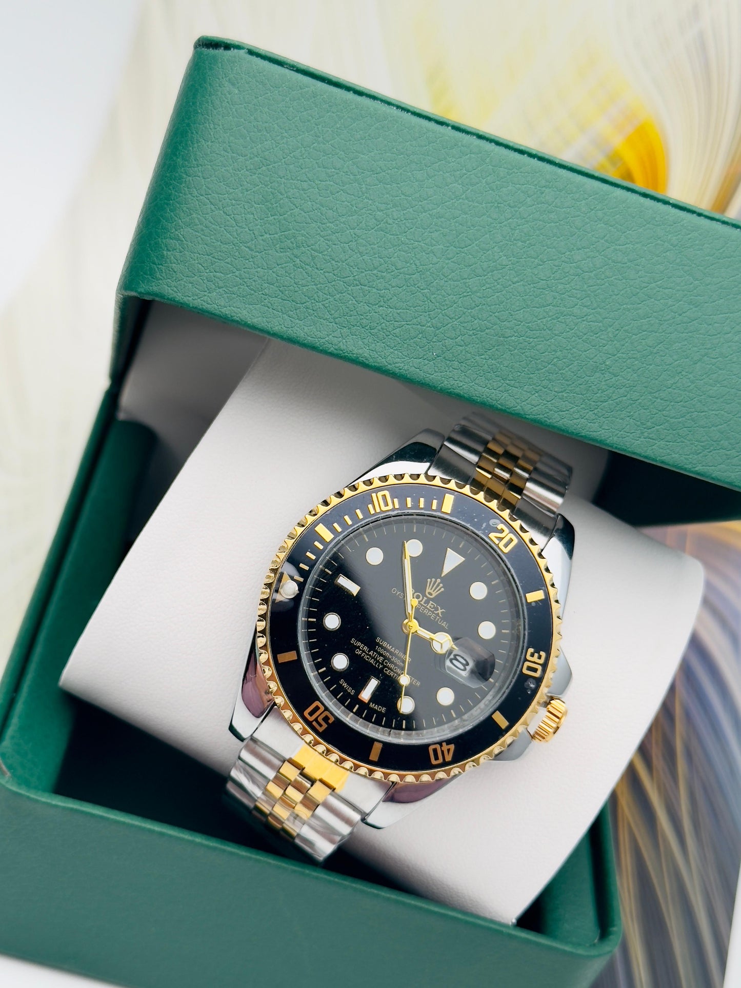 RELOJ ROLEX SUBMARINER PULSO TRENZADO!