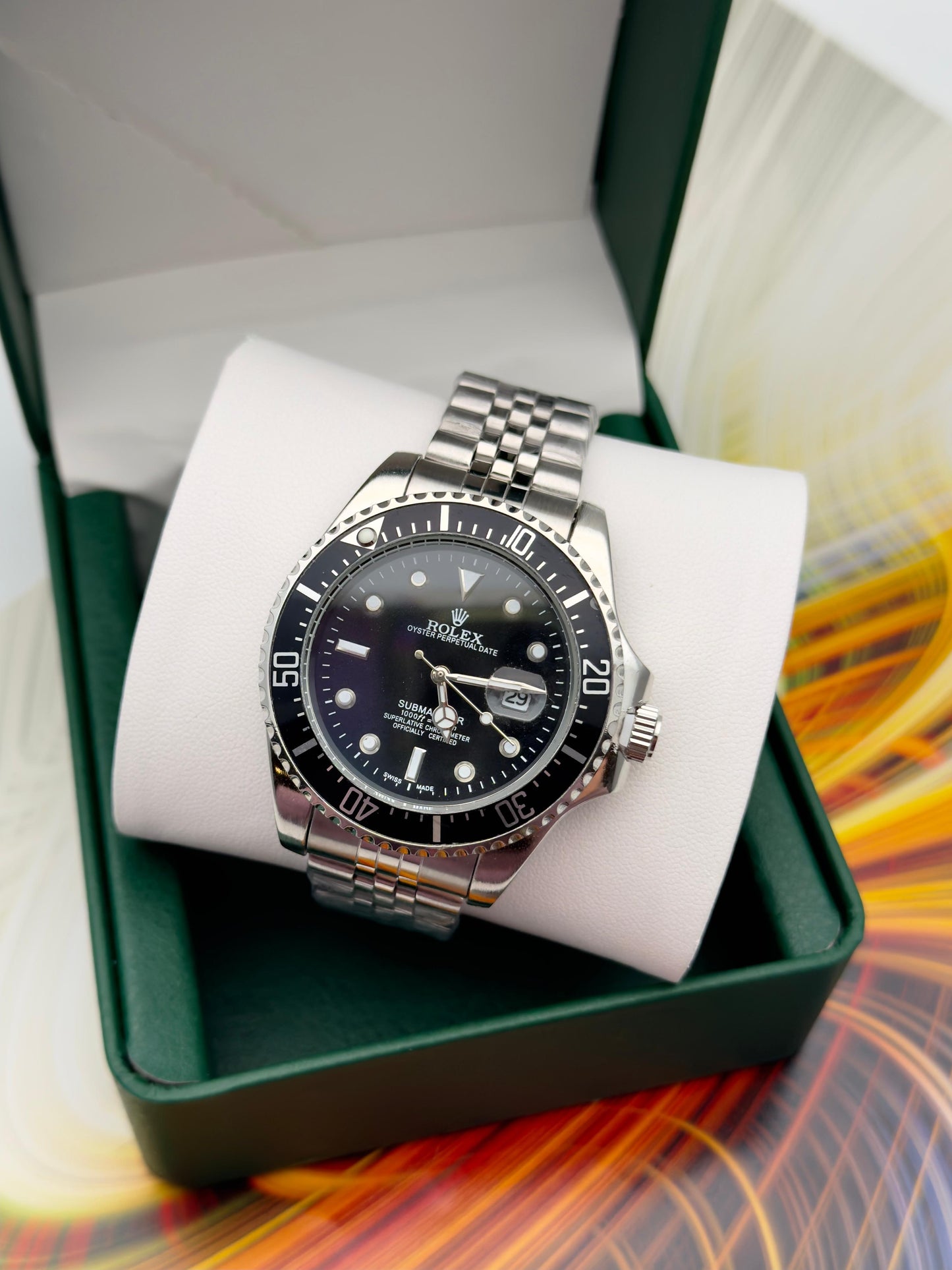 RELOJ ROLEX SUBMARINER PULSO TRENZADO!