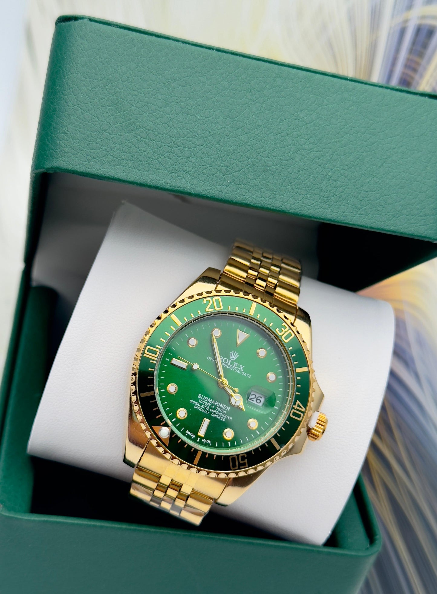 RELOJ ROLEX SUBMARINER PULSO TRENZADO!