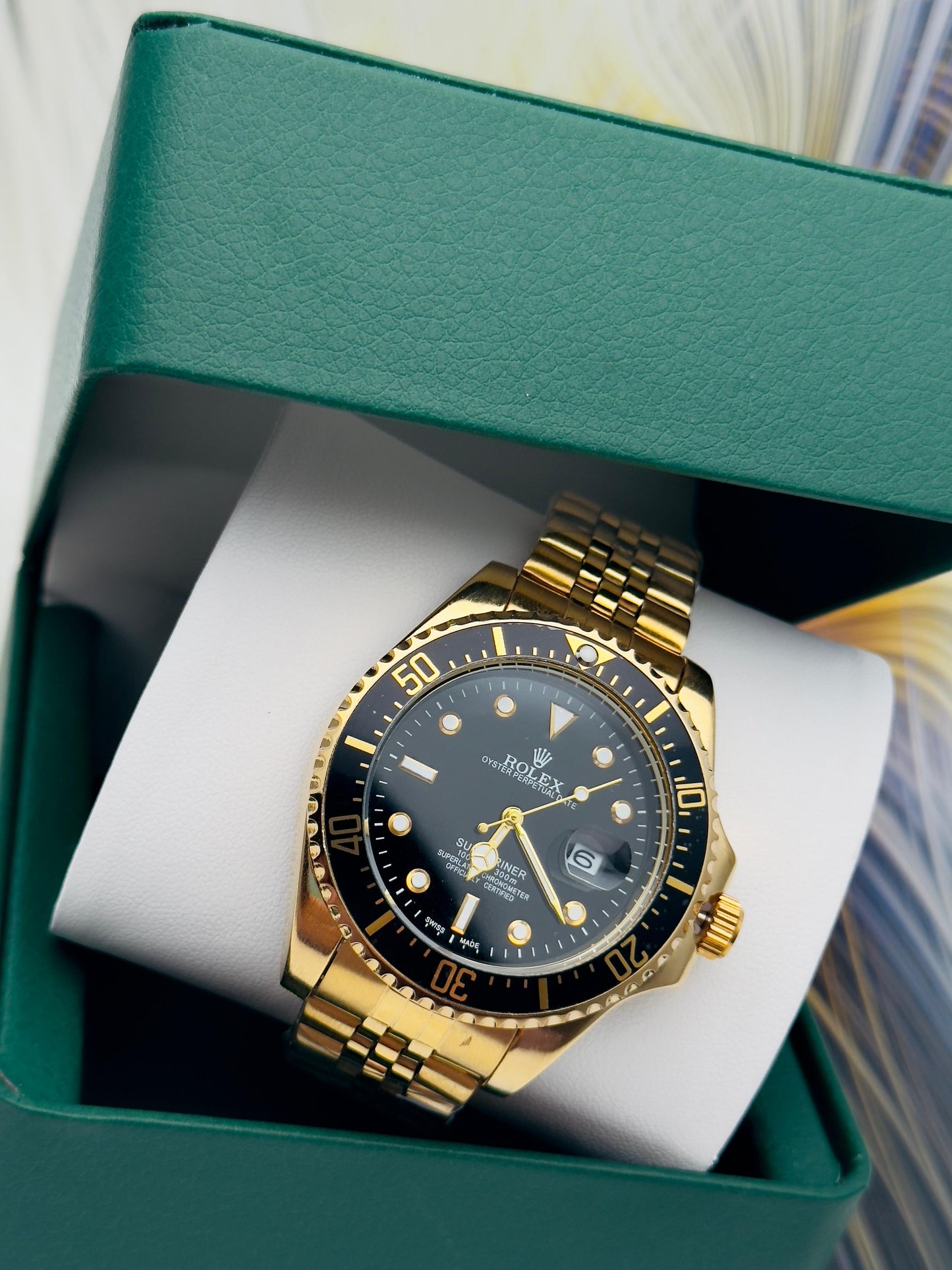 RELOJ ROLEX SUBMARINER PULSO TRENZADO!